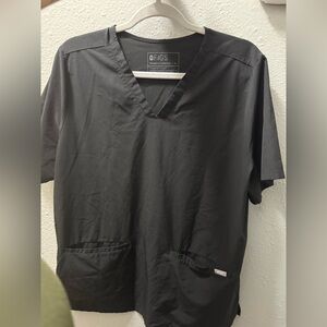 Figs Black V-Neck woman